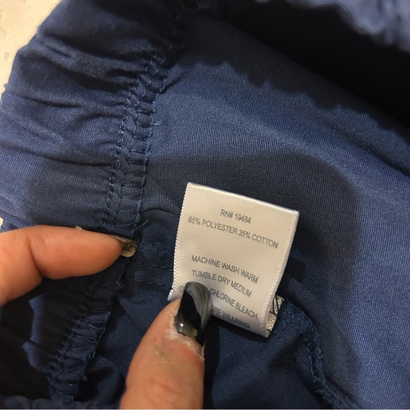 Superior Uniform Group Size Small Scrub Pants Navy Blue Healthcare Bottoms - Picture 4 of 4